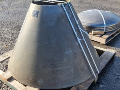 6mm Mild Steel cone and domes